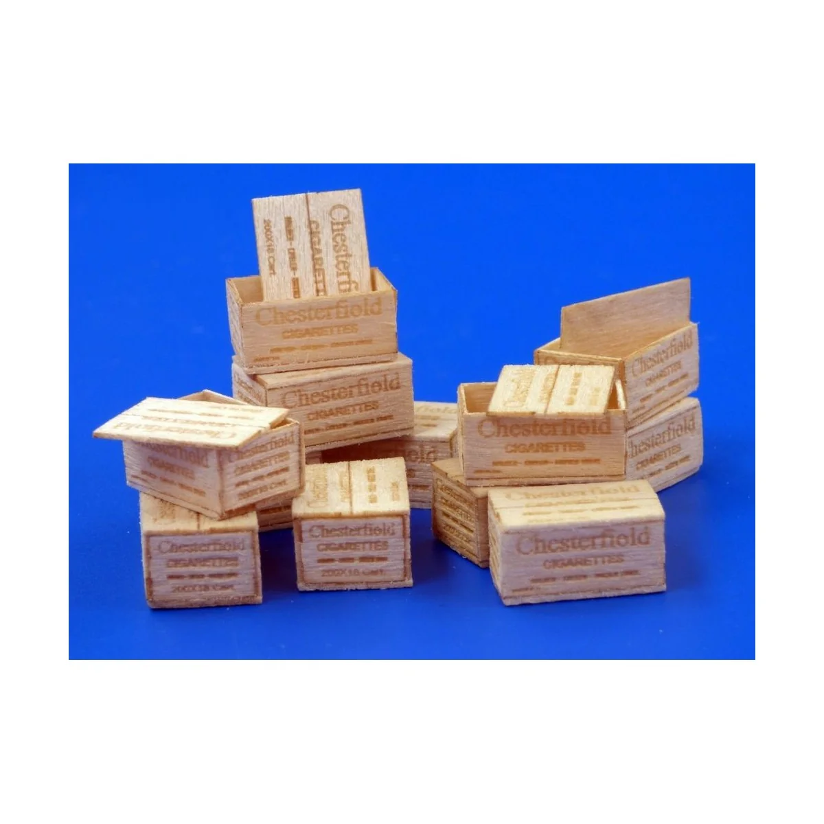 U.S.Wooden crates f.cigaretes WWII-typII - Plus model 480