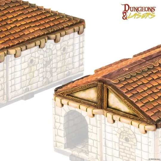 Dungeons & Lasers Expansion Set: ROOF SET - Archon Studio DNL0047