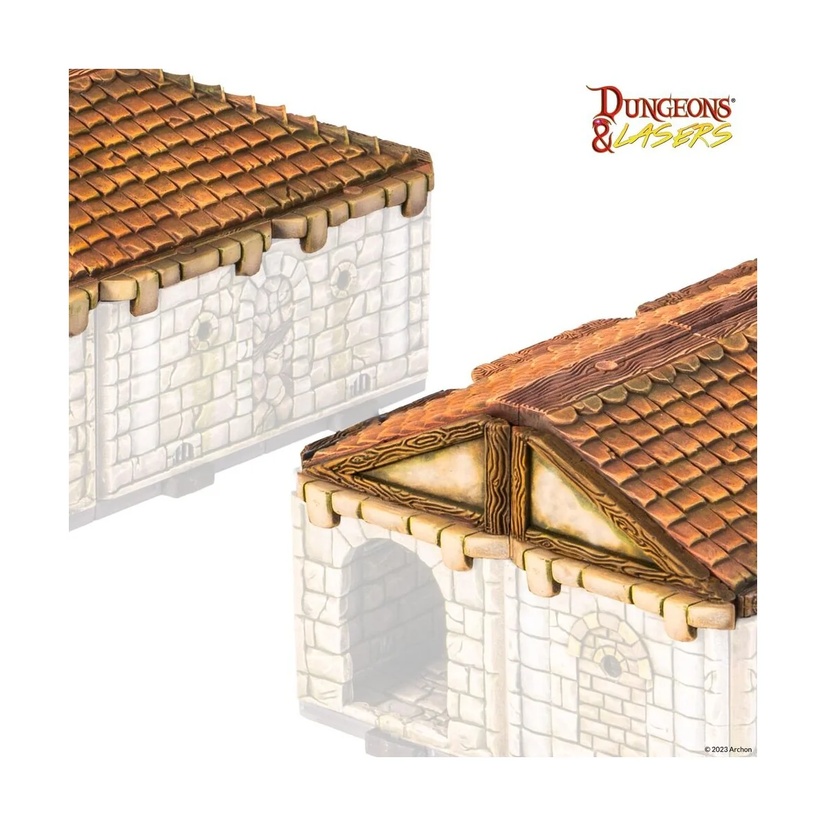 Dungeons & Lasers Expansion Set: ROOF SET - Archon Studio DNL0047