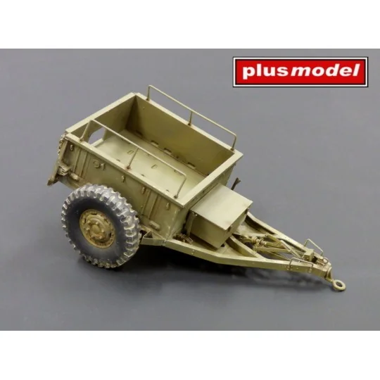 US ammunition trailer M10, 1/35 - Plus model 492 US ammunition trailer M10, 1/35 - Plus model 492