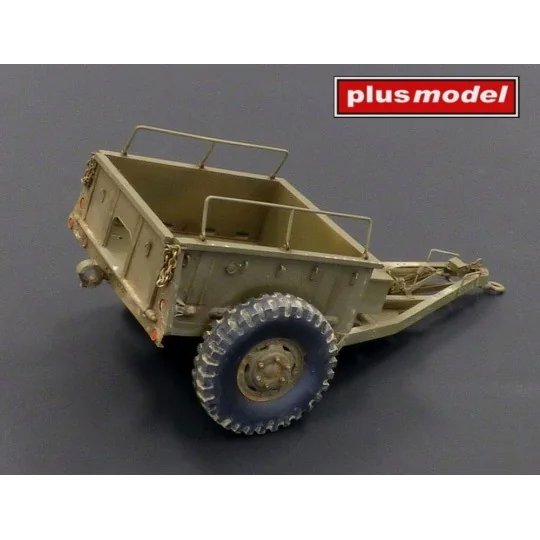 US ammunition trailer M10, 1/35 - Plus model 492 US ammunition trailer M10, 1/35 - Plus model 492