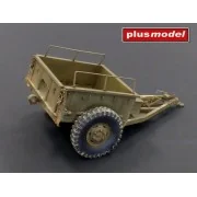 US ammunition trailer M10, 1/35 - Plus model 492 US ammunition trailer M10, 1/35 - Plus model 492