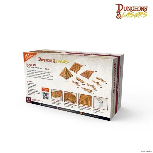 Dungeons & Lasers Expansion Set: ROOF SET - Archon Studio DNL0047