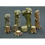 Willows and stumps, 1/35 - Plus model 506 Willows and stumps, 1/35 - Plus model 506