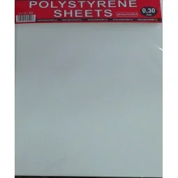 Polystyrene sheets 0, 3mm - Plus model 522