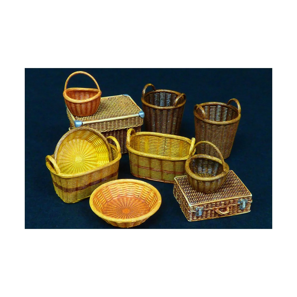 Wicker baskets big - Plus model 537