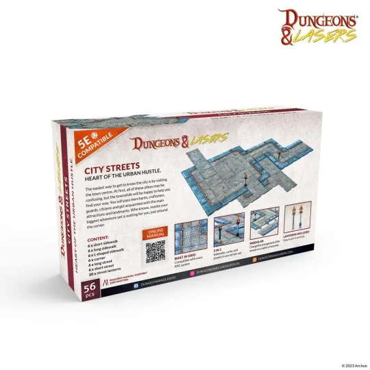 Dungeons & Lasers Expansion Set: CITY STREETS - Archon Studio DNL0048