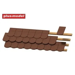 Roof tiles smooth 140pcs - Plus model 554