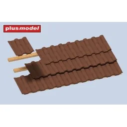 Roof tiles corrugated  84 pcs - Plus model 566