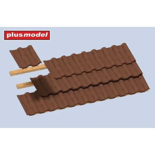Roof tiles corrugated  84 pcs - Plus model 566