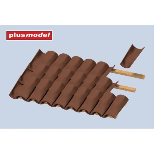 Roof tiles Italian type 140pcs, 1/35 - Plus model 567