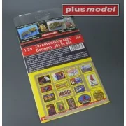Tin advertising sign Germany, 1/35 - Plus model 568