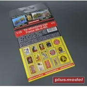 Tin advertising sign France - Plus model 570
