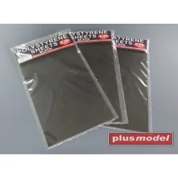 Polystyrene sheets black 0, 2 - Plus model 574
