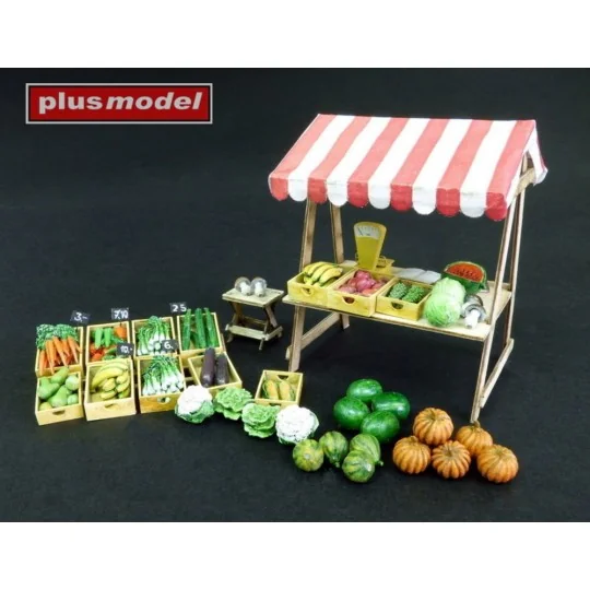 Vegetable market, 1/35 - Plus model 580 Vegetable market, 1/35 - Plus model 580