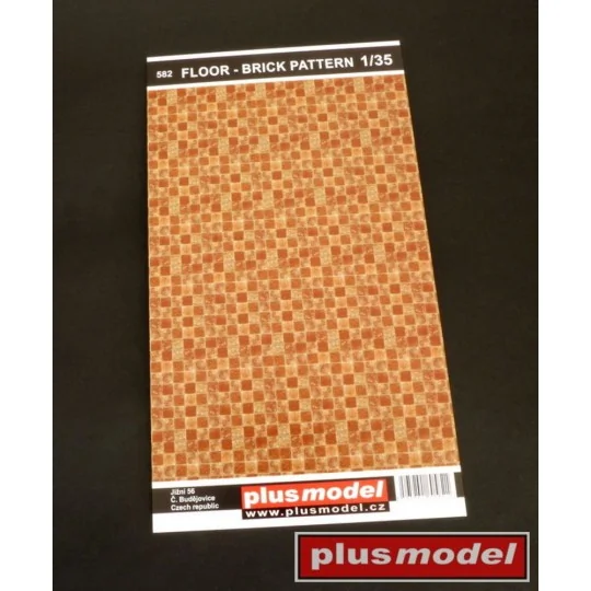 Floor brick pattern, 1/35 - Plus model 582