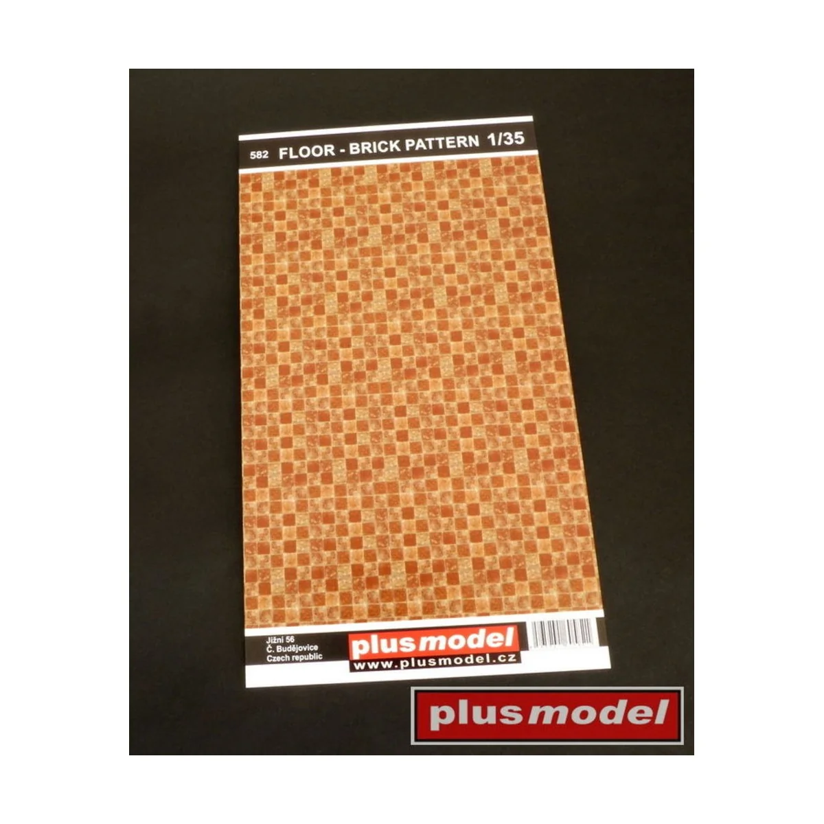 Floor brick pattern, 1/35 - Plus model 582