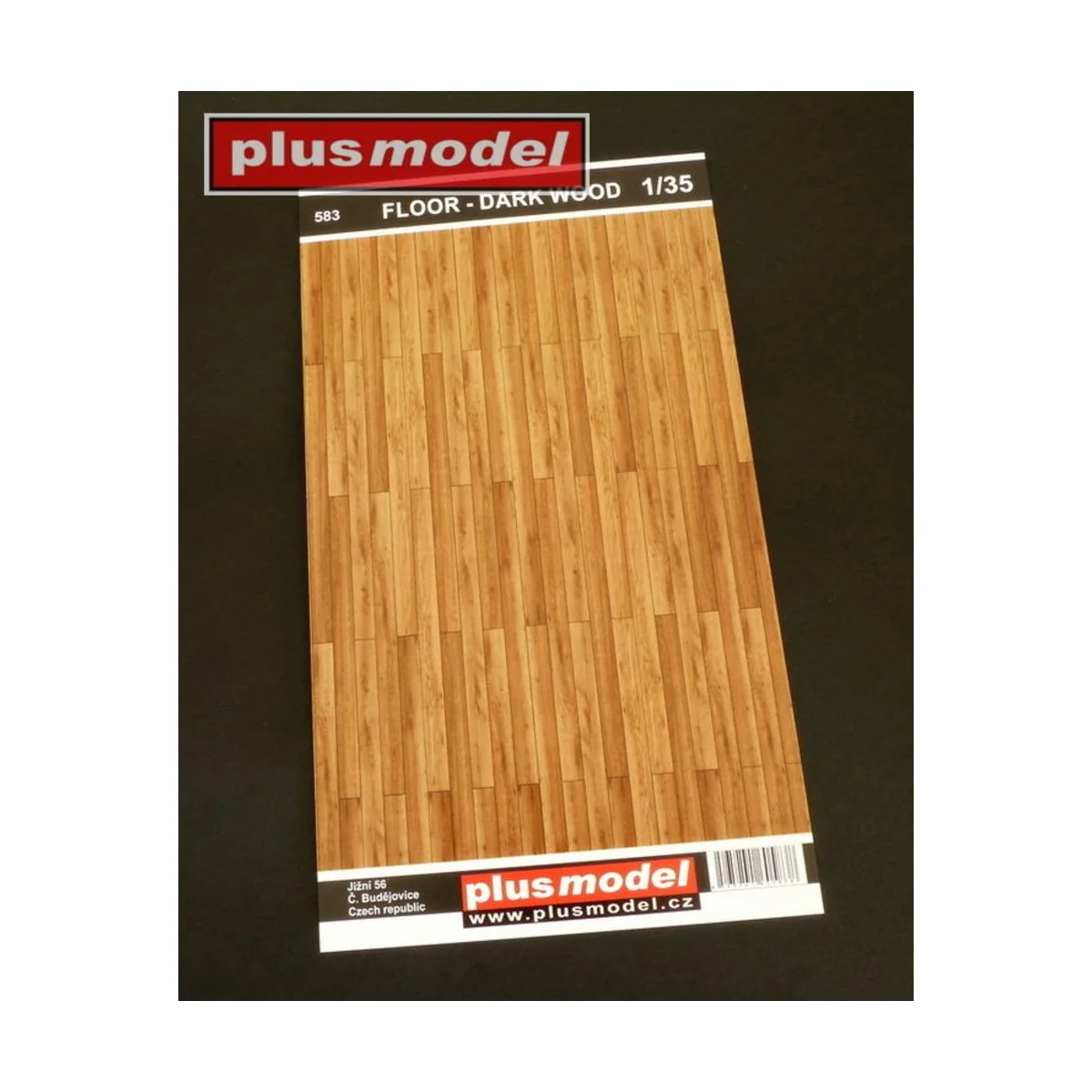 Floor dark wood, 1/35 - Plus model 583