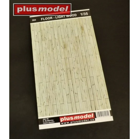 Floor light wood, 1/35 - Plus model 584