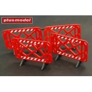 Plastic bariers, 1/35 - Plus model 591