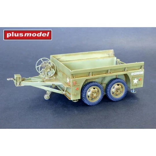 US trailer M13 tandem axle, 1/35 - Plus model 596 US trailer M13 tandem axle, 1/35 - Plus model 596