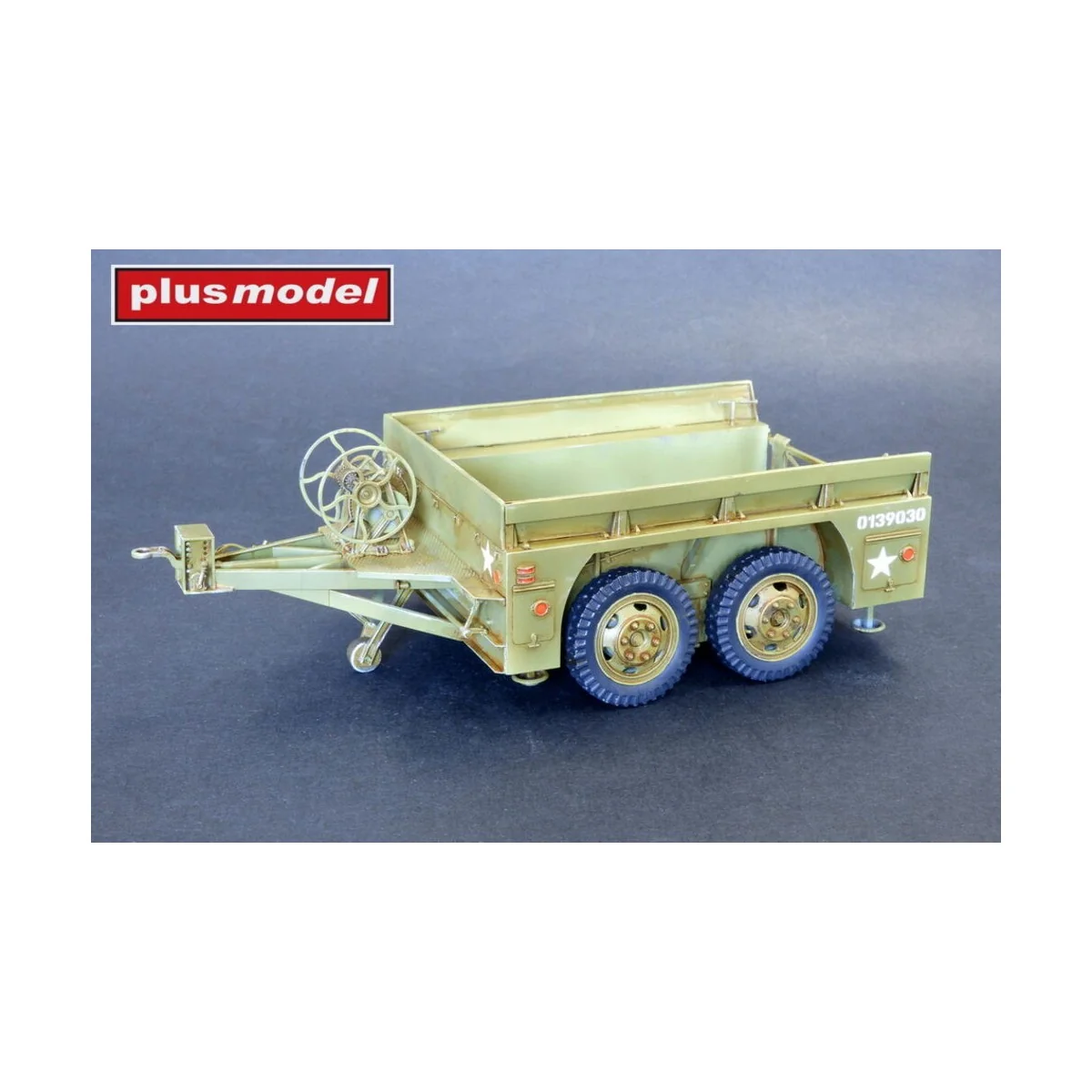 US trailer M13 tandem axle, 1/35 - Plus model 596 US trailer M13 tandem axle, 1/35 - Plus model 596