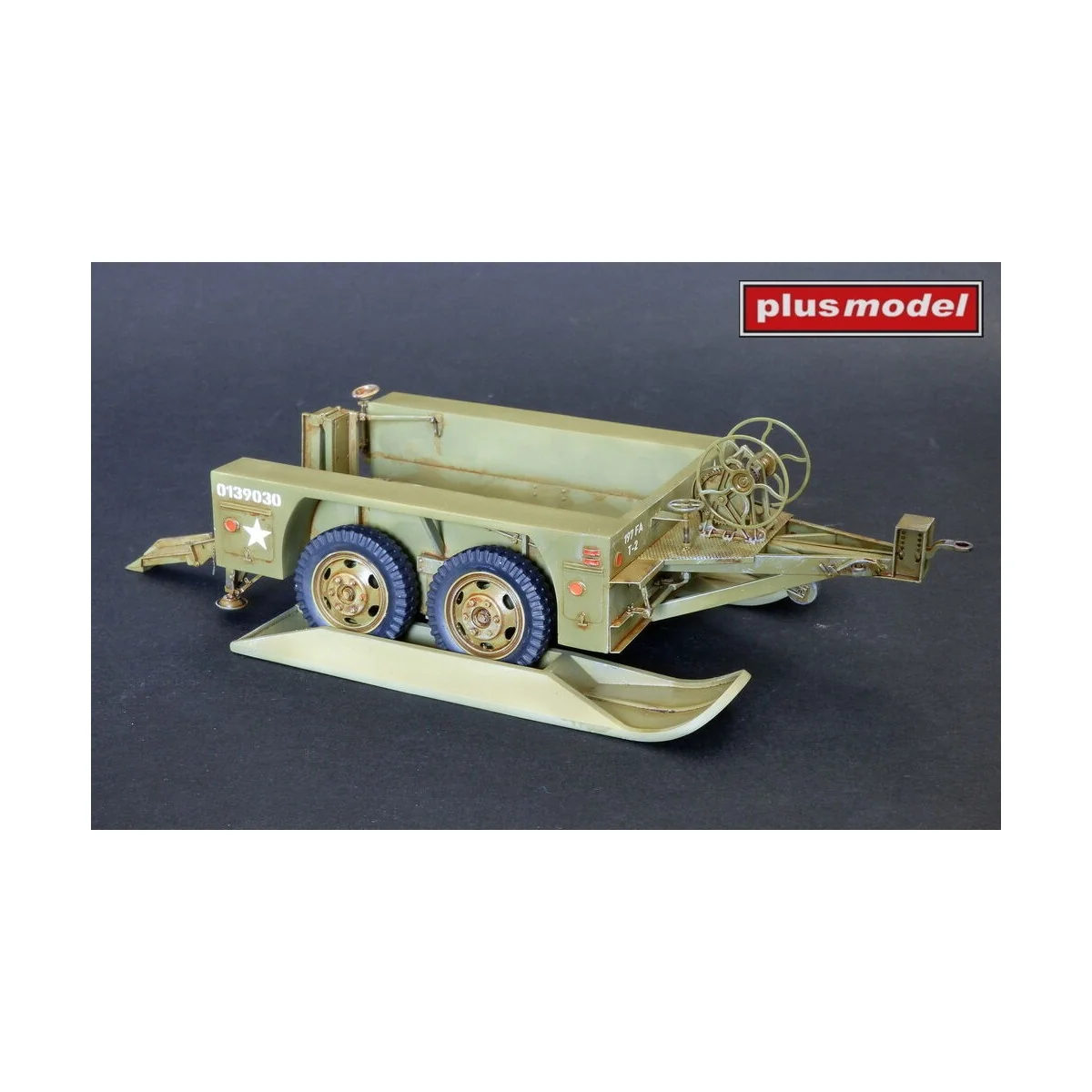 US trailer M18 tandem axle, 1/35 - Plus model 597 US trailer M18 tandem axle, 1/35 - Plus model 597