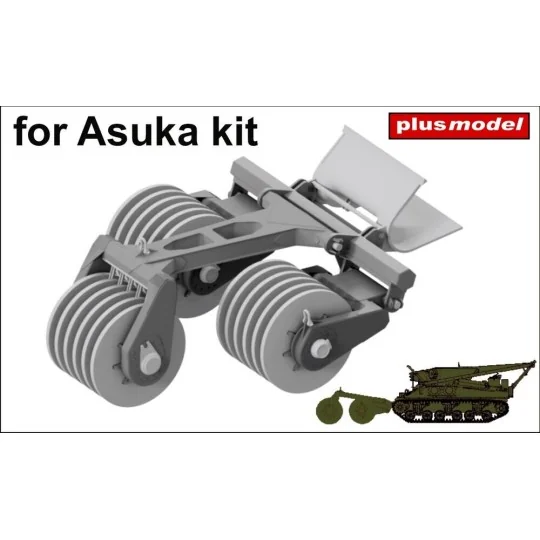 T1E1 US Mine exploder for Sherman – Asuka, 1/35 - Plus model 598 T1E1 US Mine exploder for Sherman – Asuka, 1/35 - Plus model 598
