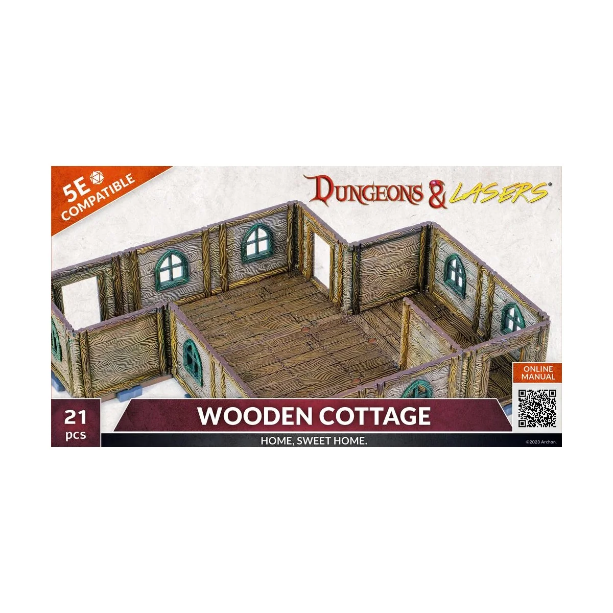 Dungeons & Lasers Expansion Set: WOODEN COTTAGE - Archon Studio DNL...