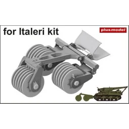 T1E1 US Mine exploder for Sherman – Italeri - Plus model 599