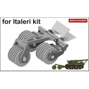 T1E1 US Mine exploder for Sherman – Italeri, 1/35 - Plus model 599 T1E1 US Mine exploder for Sherman – Italeri, 1/35 - Plus model 599
