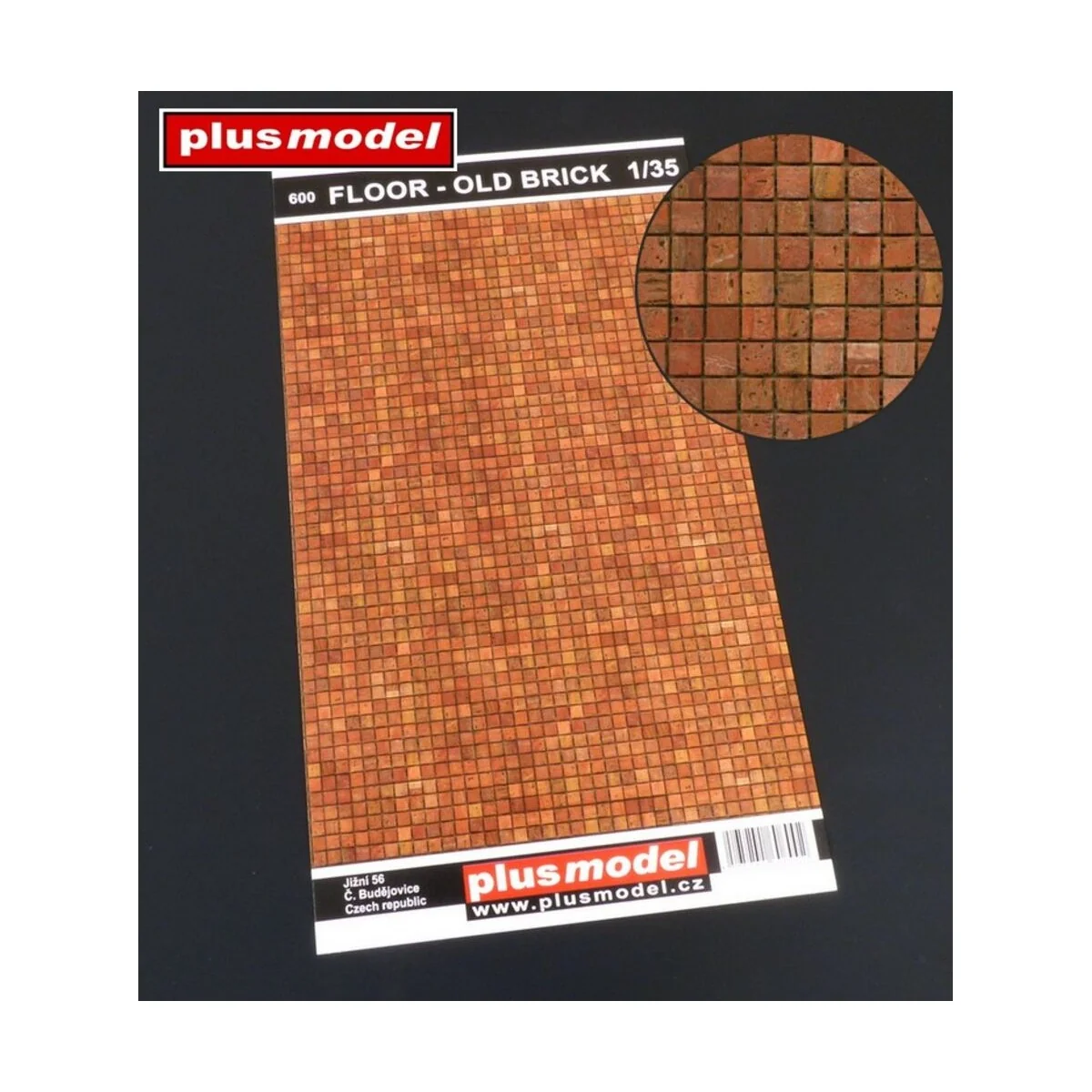 Floor – old brick, 1/35 - Plus model 600