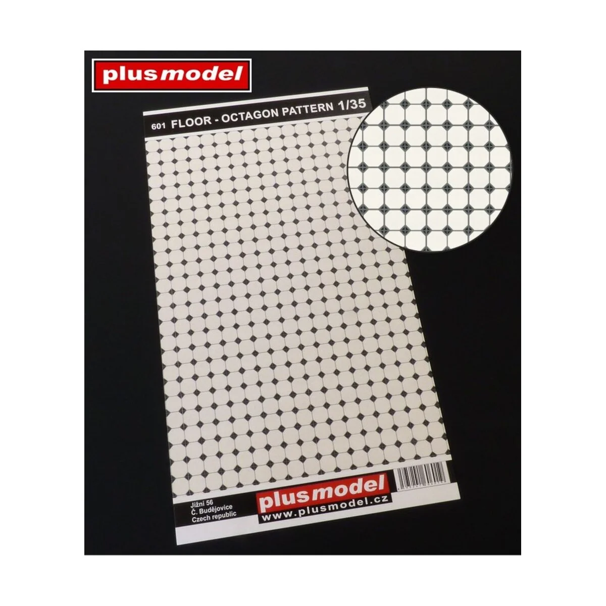 Floor – octagon pattern, 1/35 - Plus model 601