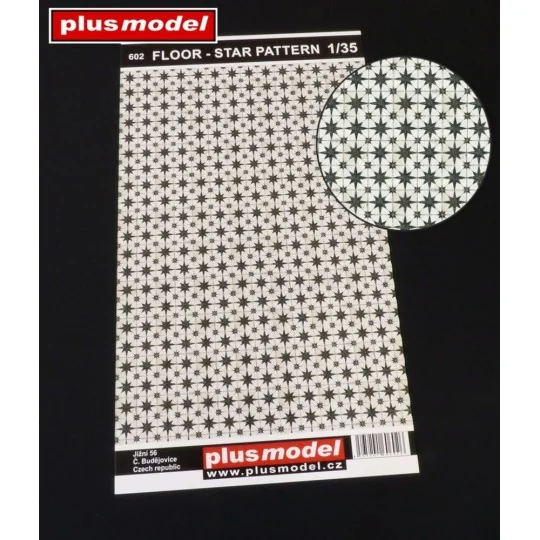 Floor – star pattern, 1/35 - Plus model 602
