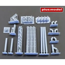 Roof gutters, 1/35 - Plus model 606