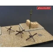 Display base – Cobblestone street intersection - Plus model 619