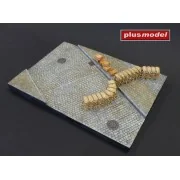 Display base – Cobblestone street with sidewalk - Plus model 620