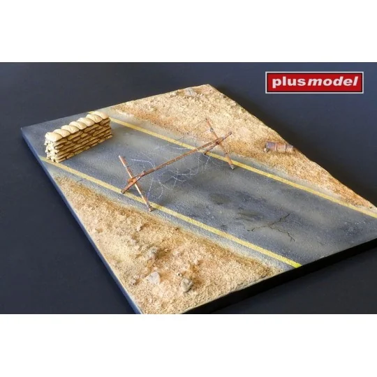 Display base – Road in the desert, 1/35 - Plus model 622