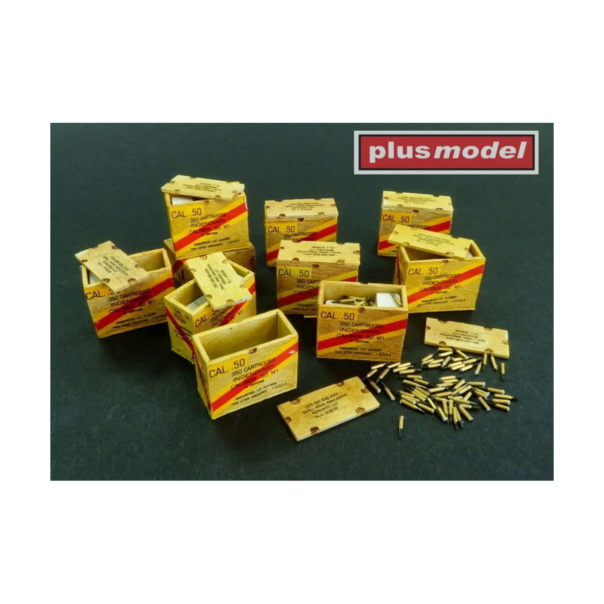 US ammunition boxes with cartons of charges 26. Division ''Volksgre...