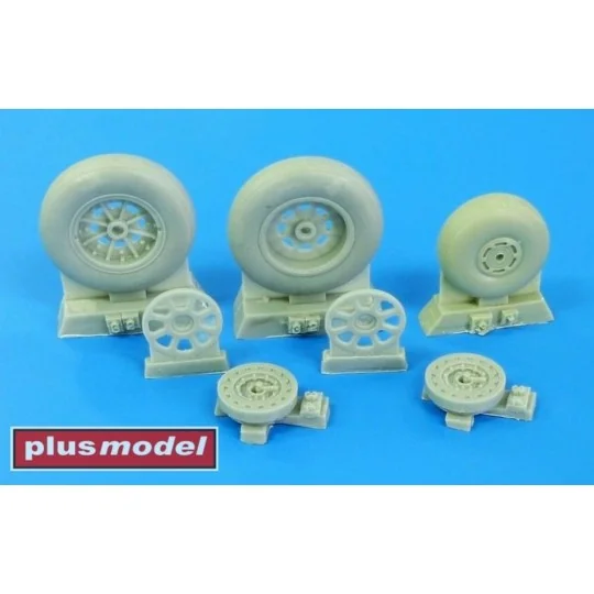 Mig-15 wheels, 1/32 - Plus model AL3008