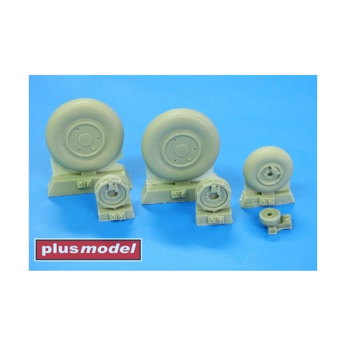 Mig-21 wheels late - Plus model AL3009