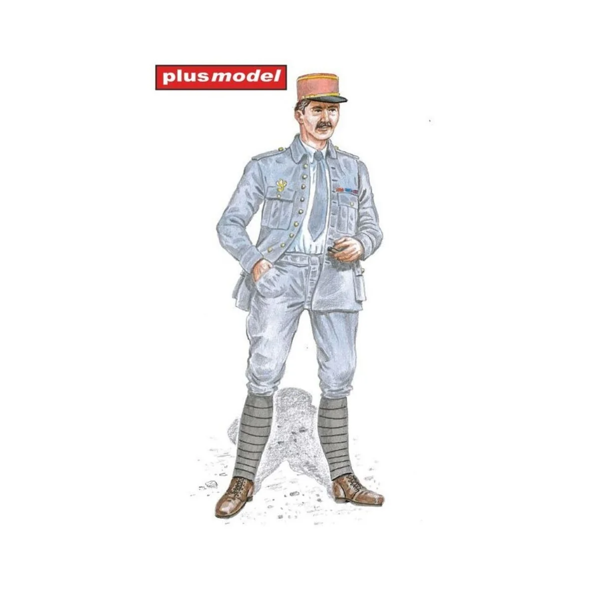 Pilot Nieuport XVII, 1/32 - Plus model AL3011 Pilot Nieuport XVII, 1/32 - Plus model AL3011