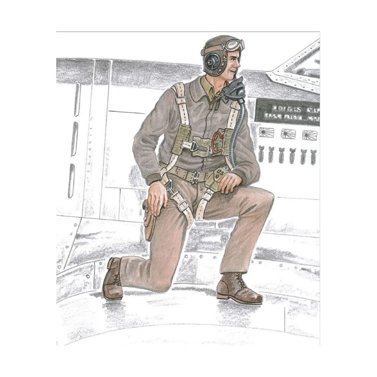 Pilot P-47 Thunderbolt, 1/32 - Plus model AL3012