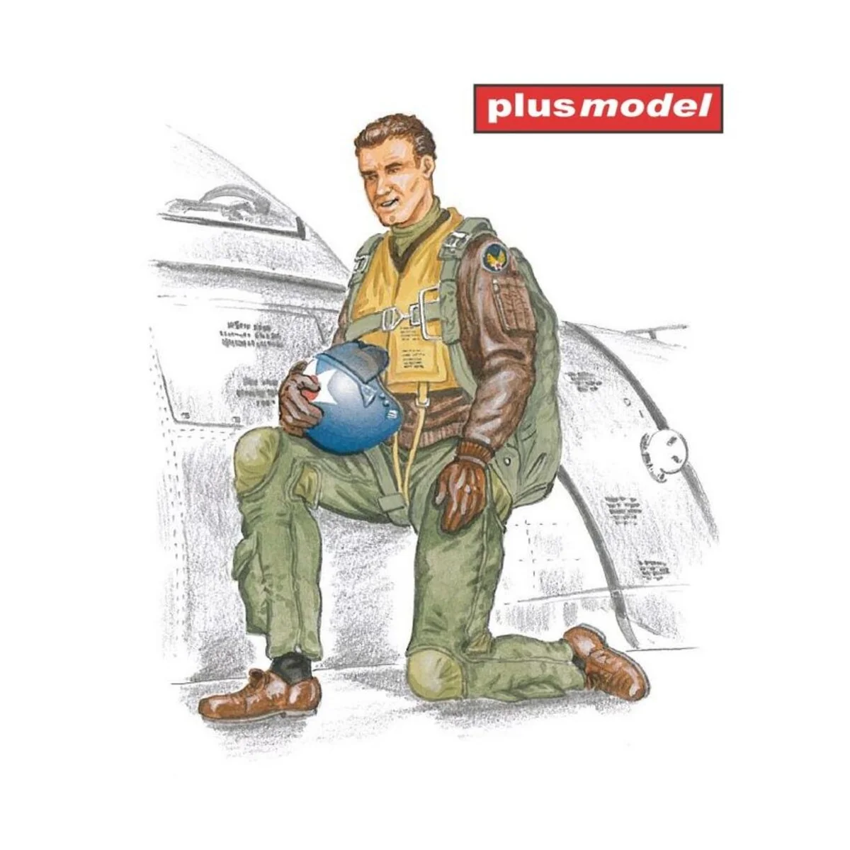 Pilot F-86 Sabre, 1/32 - Plus model AL3013 Pilot F-86 Sabre, 1/32 - Plus model AL3013