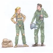 Crew F-15, 1/48 - Plus model AL4013