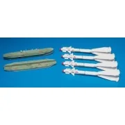 Russian missile R-60 AA-8 Aphid, 1/48 - Plus model AL4015 Russian missile R-60 AA-8 Aphid, 1/48 - Plus model AL4015