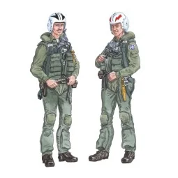 Crew F-4 Phantom, 1/48 - Plus model AL4018