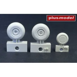 B-26 Marauder wheels early diamond tread - Plus model AL4025