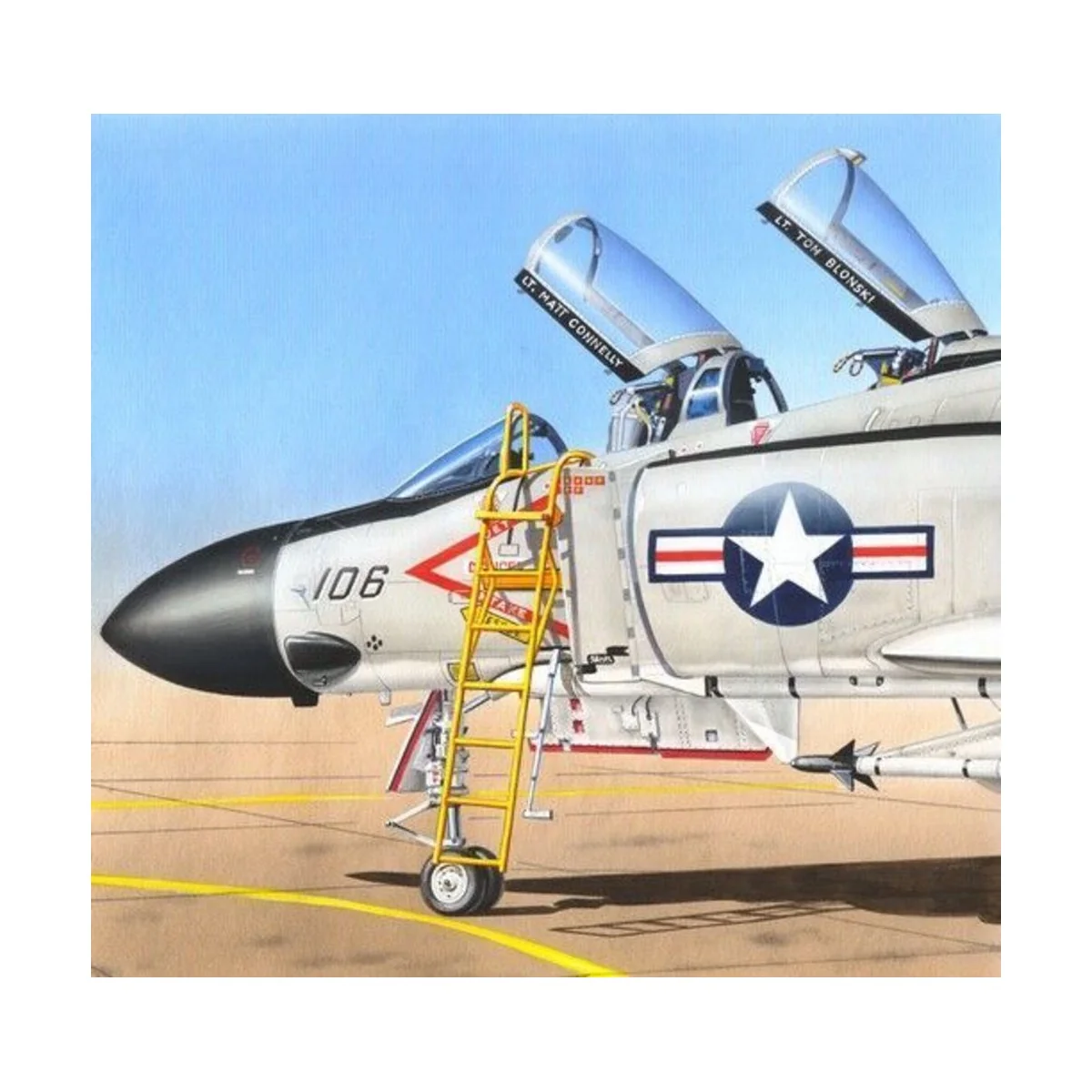 Ladder For F-4 Phantom II, 1/48 - Plus model AL4050 Ladder For F-4 Phantom II, 1/48 - Plus model AL4050
