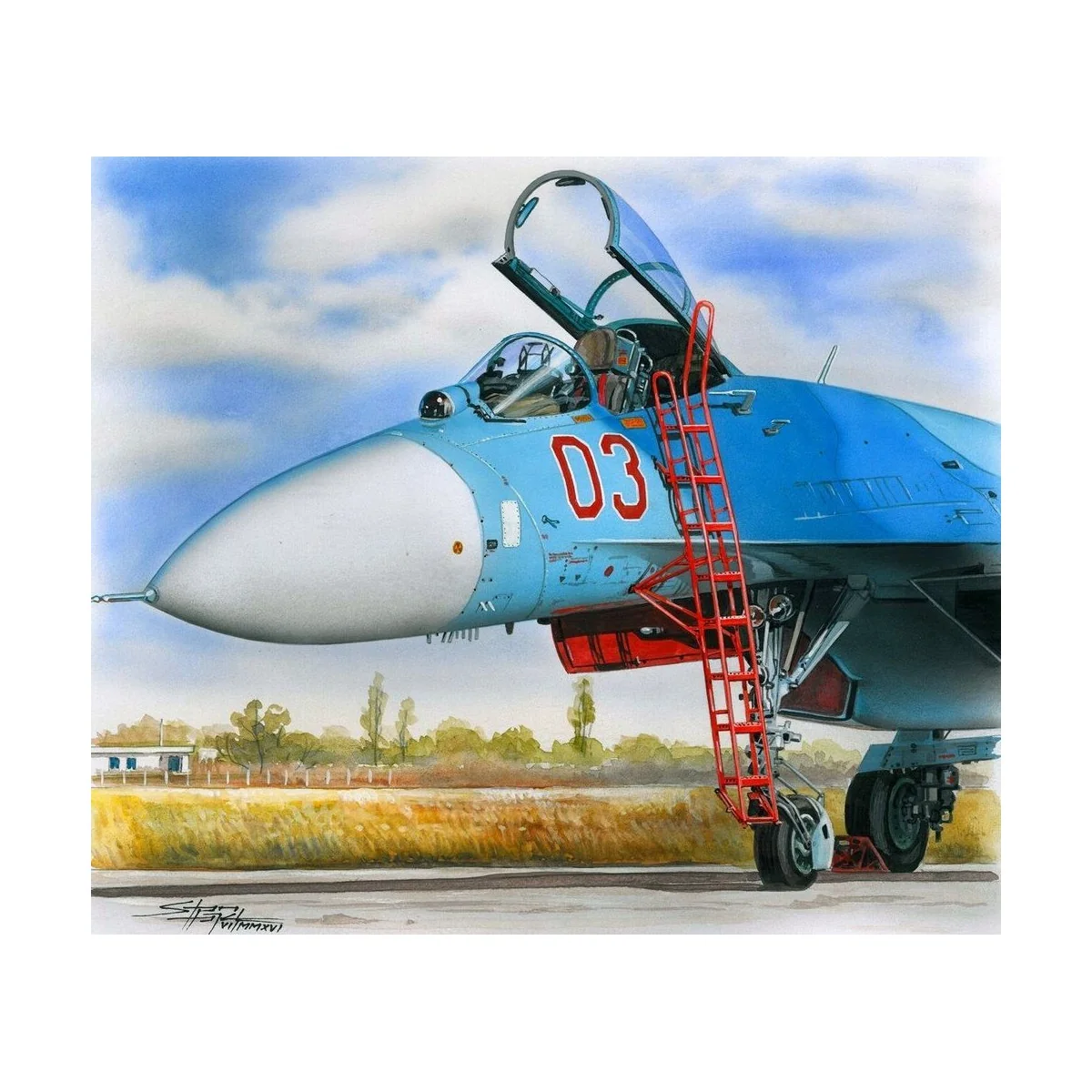 Ladder for Su-27, 1/48 - Plus model AL4062 Ladder for Su-27, 1/48 - Plus model AL4062